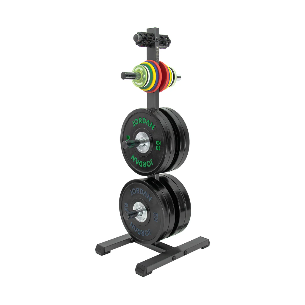 JORDAN® Olympic Weight Tree Back displaying Rubber Wight Range