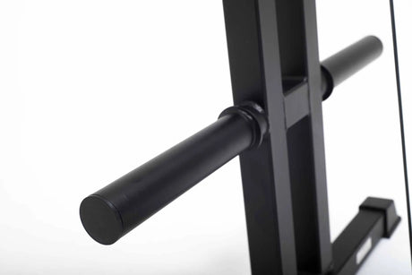 York Barbell C19LR Cable Lat Pulldown and Low Row Weight sleeves close up 