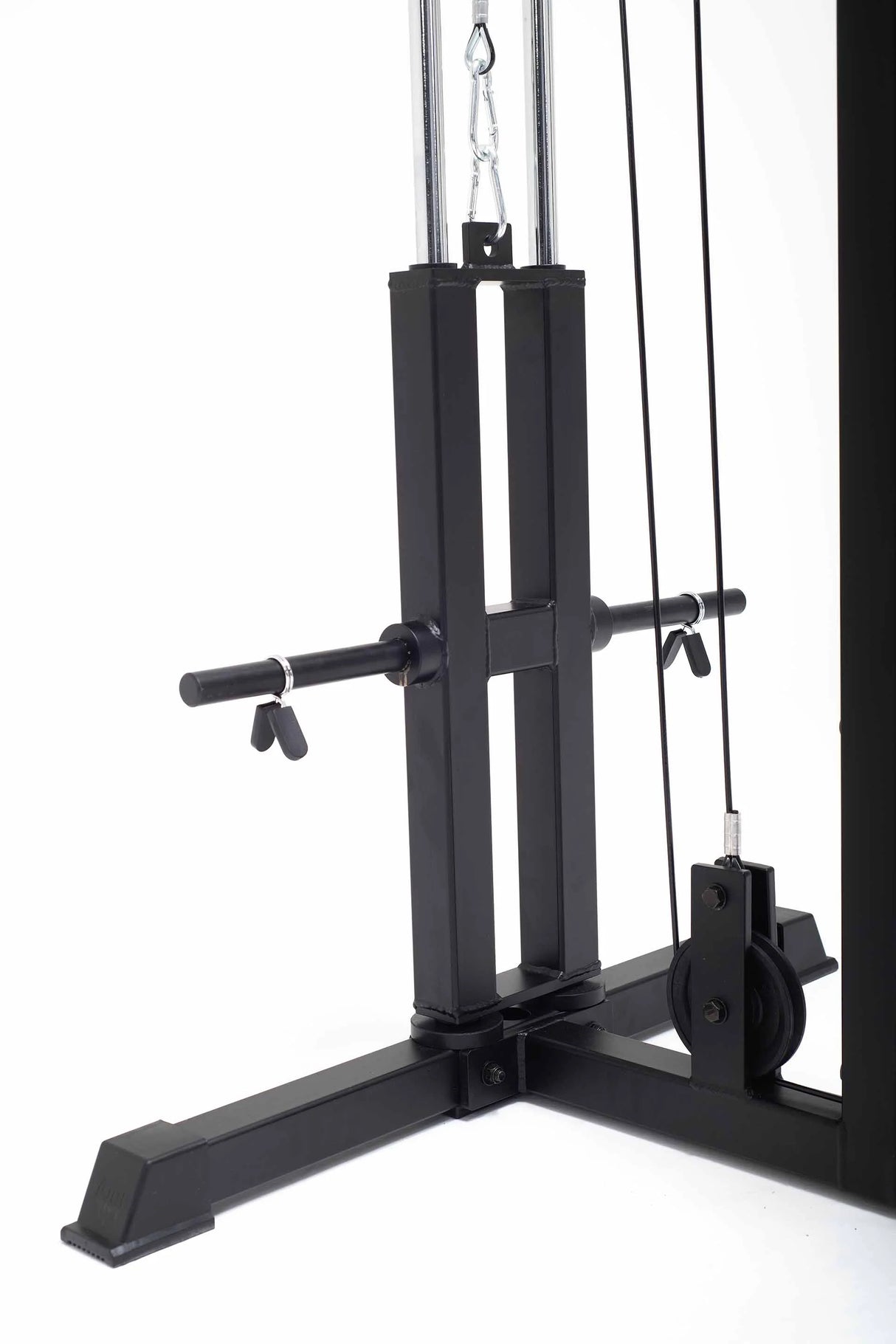 York Barbell C19LR Cable Lat Pulldown and Low Row Rear of machine close up