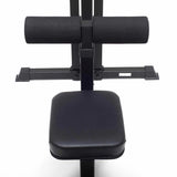 York Barbell C19LR Cable Lat Pulldown and Low Row Seat and knee padding close up