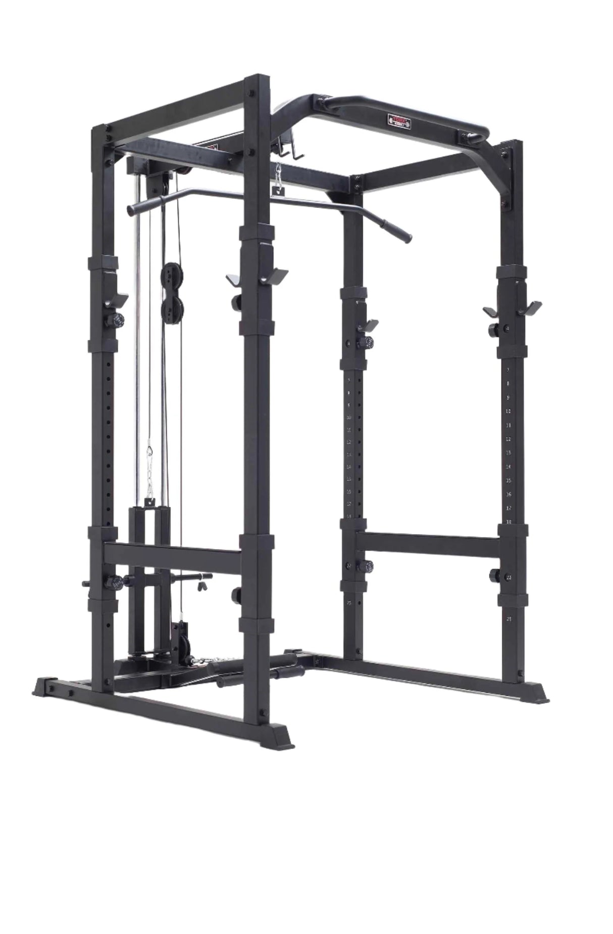 York Barbell C19P Olympic Power Cage with Cable pulley