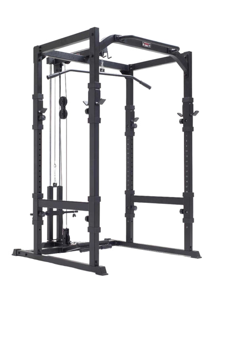 York Barbell C19P Olympic Power Cage with Cable pulley 