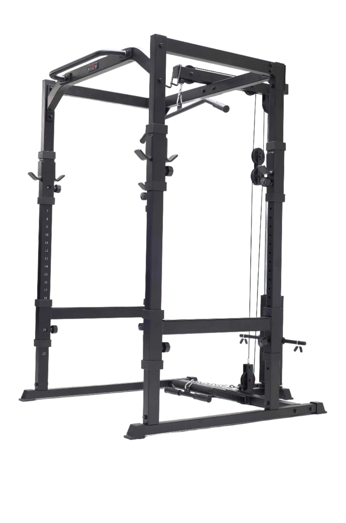 York Barbell C19P Olympic Power Cage Angle view
