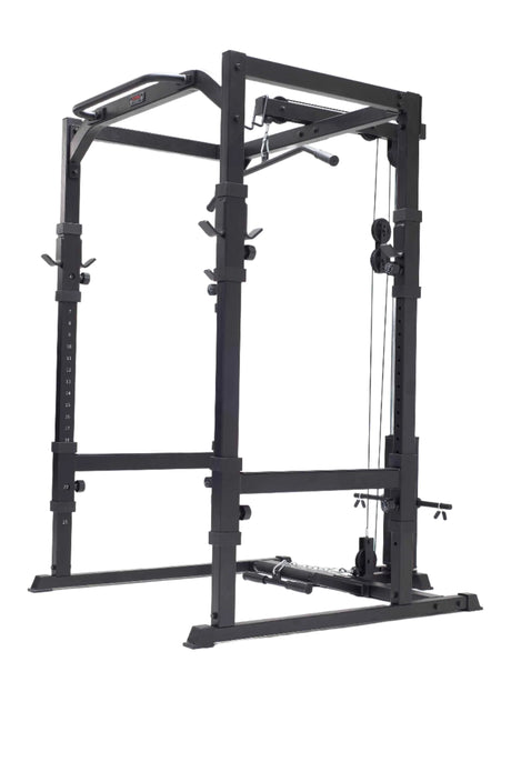 York Barbell C19P Olympic Power Cage Angle view