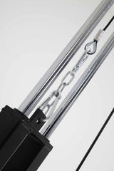 York Barbell C19P Olympic Power Cage close up of nylon cable system