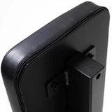 York Barbell C32DB Flat to Incline Dumbbell Bench close up of seat stitching 