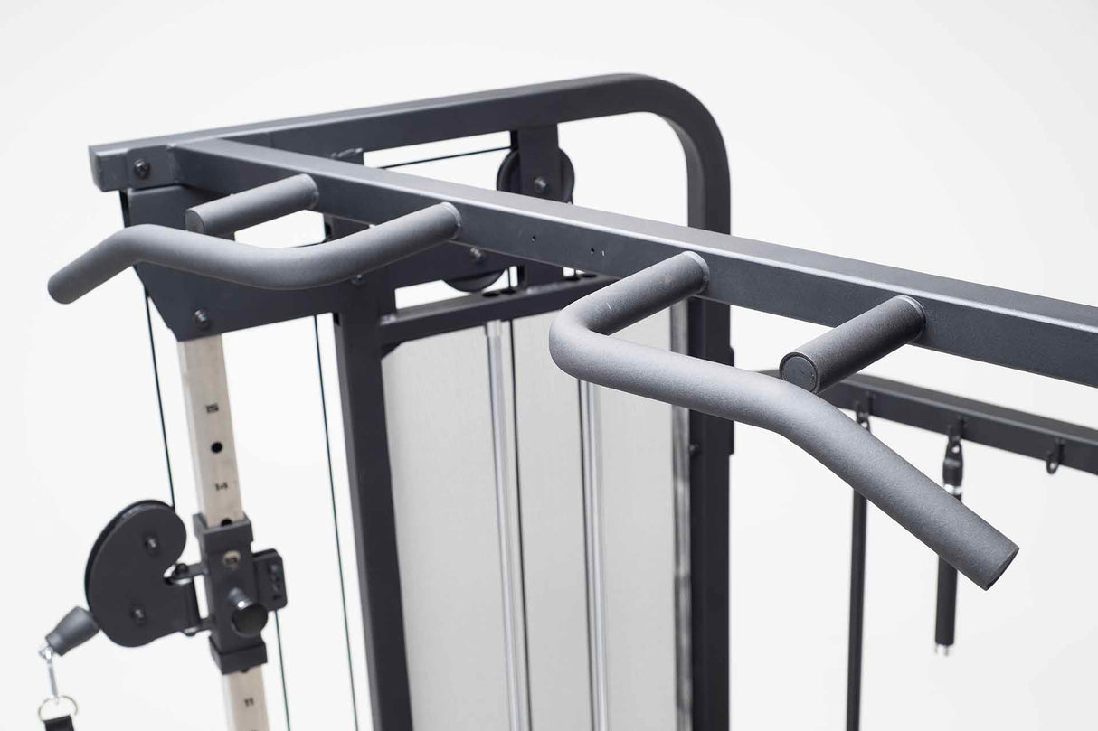 York Barbell C32FT Functional Trainer inc. 2 x 90kg multigrip pull up bar