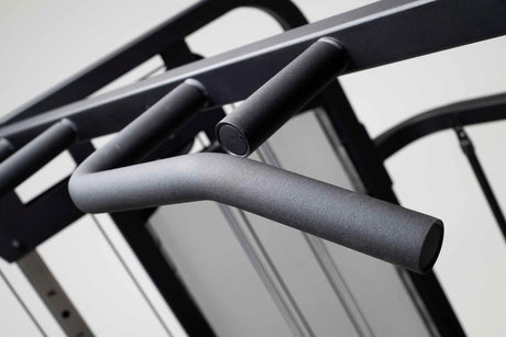 York Barbell C32FT Functional Trainer inc. 2 x 90kg handle grip close up pull up bar