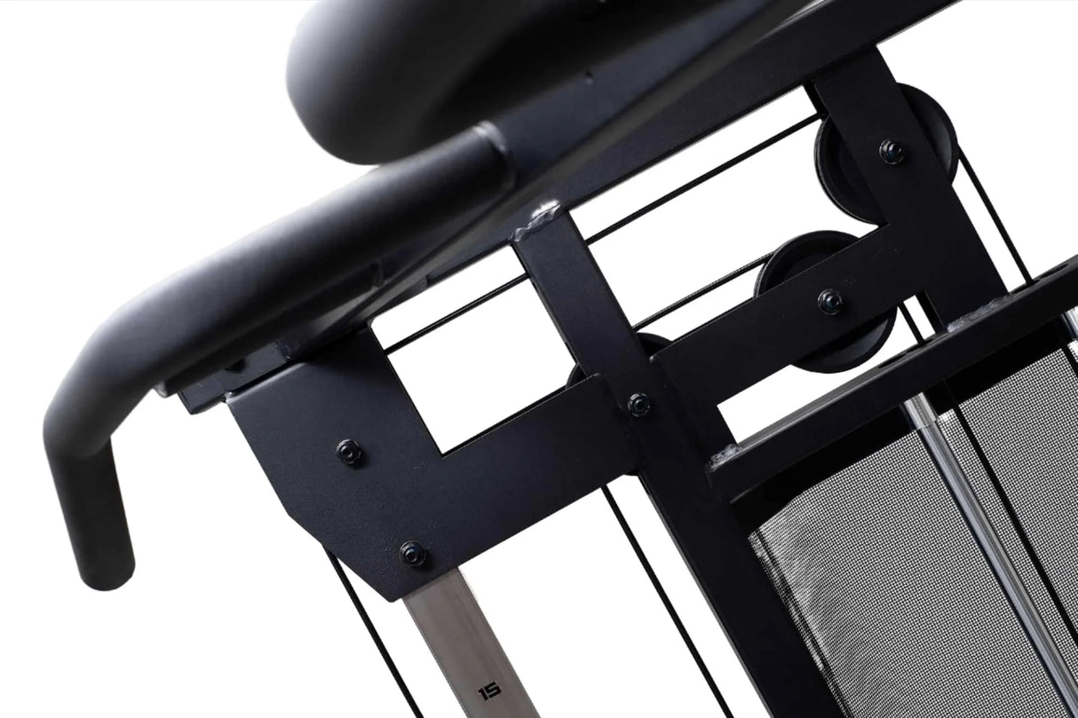 York Barbell C32FT Functional Trainer inc. 2 x 90kg pulley close up 