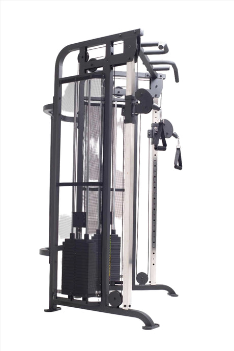 York Barbell C32FT Functional Trainer inc. 2 x 90kg side view