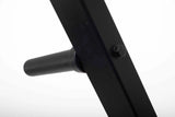 York Barbell C32HR Olympic Half Rack with Pull Up Bar, Plate & Barbell Storage weight peg close up. 