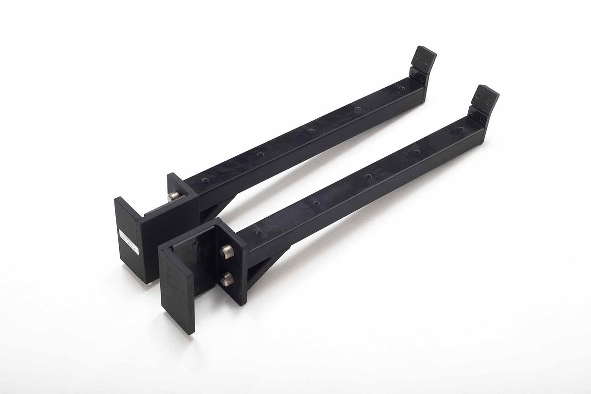 York Barbell C32SA Olympic Half Rack Safety Spot Arm Attachment (Pair) top view