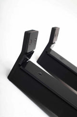 York Barbell C32SA Olympic Half Rack Safety Spot Arm Attachment (Pair) rubber ends