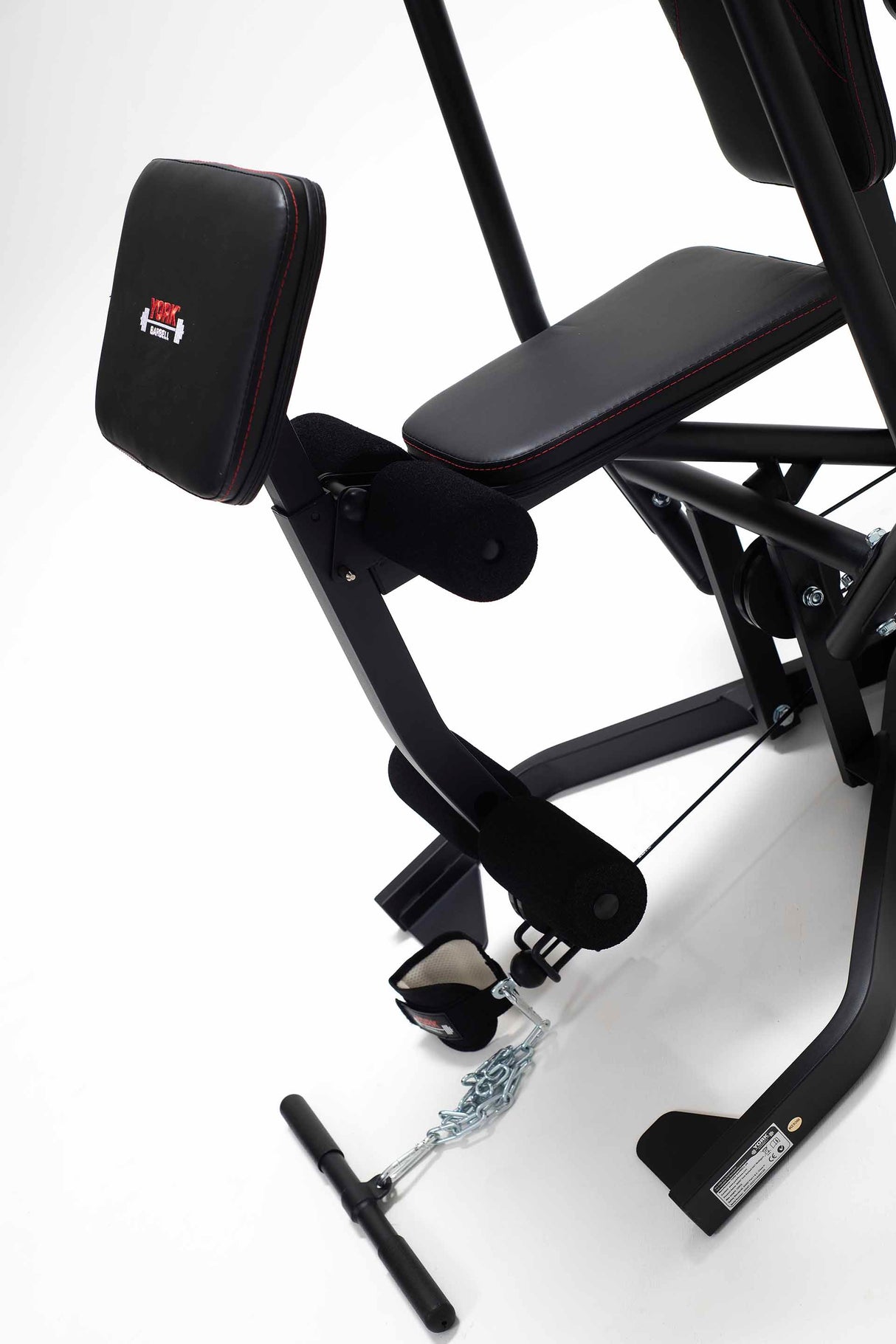 York Barbell HG7 Multigym inc. 100kg Stack  Front end seat and pulley