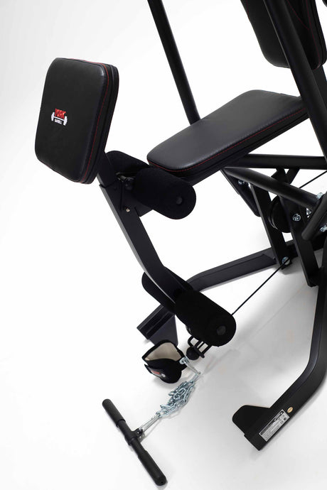 York Barbell HG7 Multigym inc. 100kg Stack  Front end seat and pulley