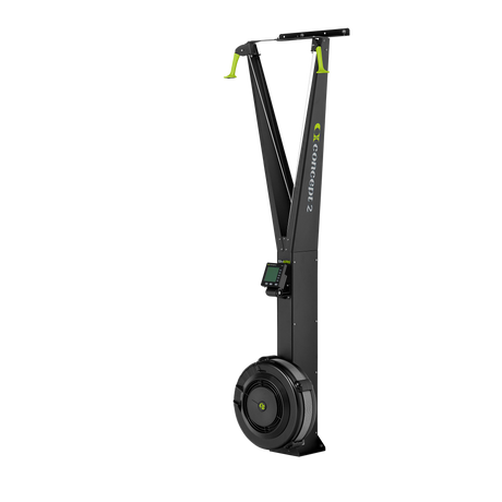 concept2 skierg, in transparent background, back right view.